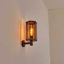 Monfanim Lampe murale d´extérieur Rouille, 1 lumière