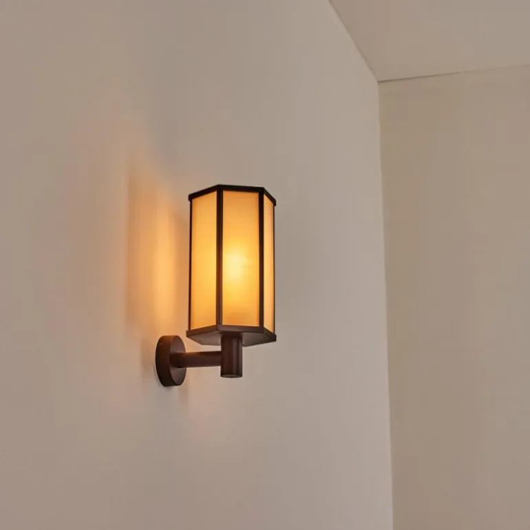 Monfanim Lampe murale d´extérieur Rouille, 1 lumière