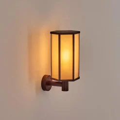 Monfanim Lampe murale d´extérieur Rouille, 1 lumière