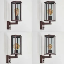Monfanim Lampe murale d´extérieur Rouille, 1 lumière