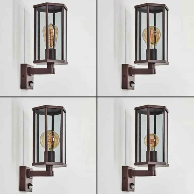 Monfanim Lampe murale d´extérieur Rouille, 1 lumière