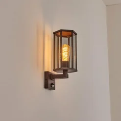 Monfanim Lampe murale d´extérieur Rouille, 1 lumière