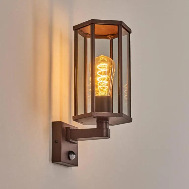 Monfanim Lampe murale d´extérieur Rouille, 1 lumière