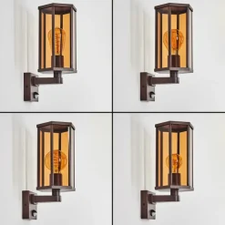 Monfanim Lampe murale d´extérieur Rouille, 1 lumière
