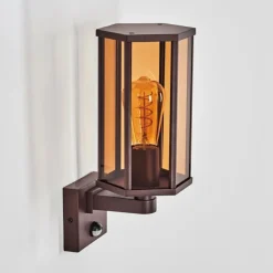 Monfanim Lampe murale d´extérieur Rouille, 1 lumière
