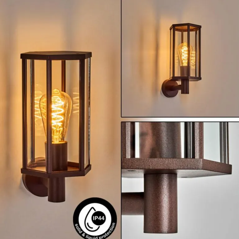 Monfanim Lampe murale d´extérieur Rouille, 1 lumière