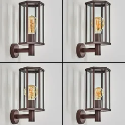 Monfanim Lampe murale d´extérieur Rouille, 1 lumière