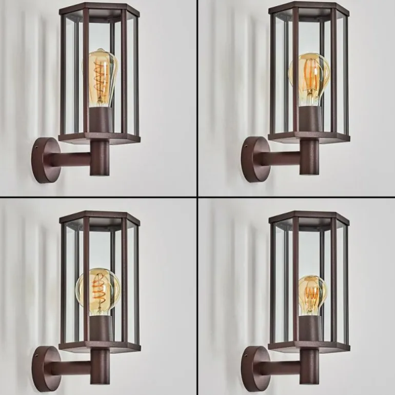 Monfanim Lampe murale d´extérieur Rouille, 1 lumière