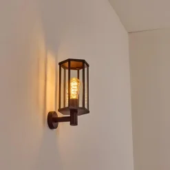 Monfanim Lampe murale d´extérieur Rouille, 1 lumière