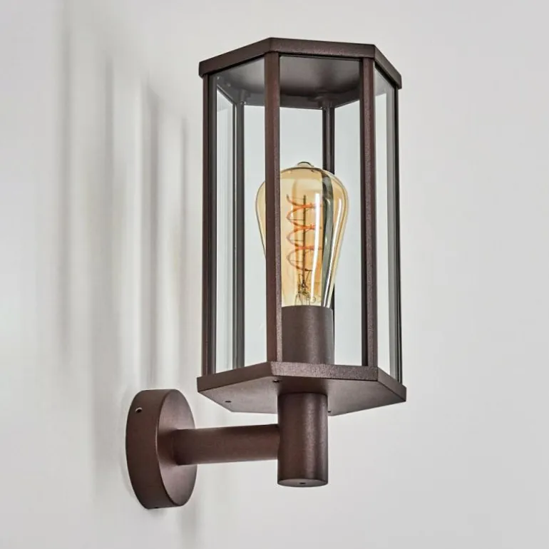 Monfanim Lampe murale d´extérieur Rouille, 1 lumière
