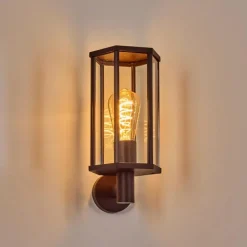 Monfanim Lampe murale d´extérieur Rouille, 1 lumière