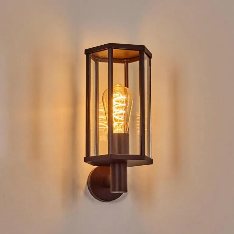 Monfanim Lampe murale d´extérieur Rouille, 1 lumière