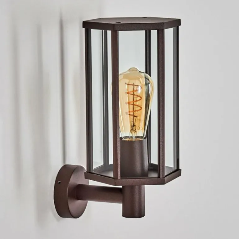 Monfanim Lampe murale d´extérieur Rouille, 1 lumière