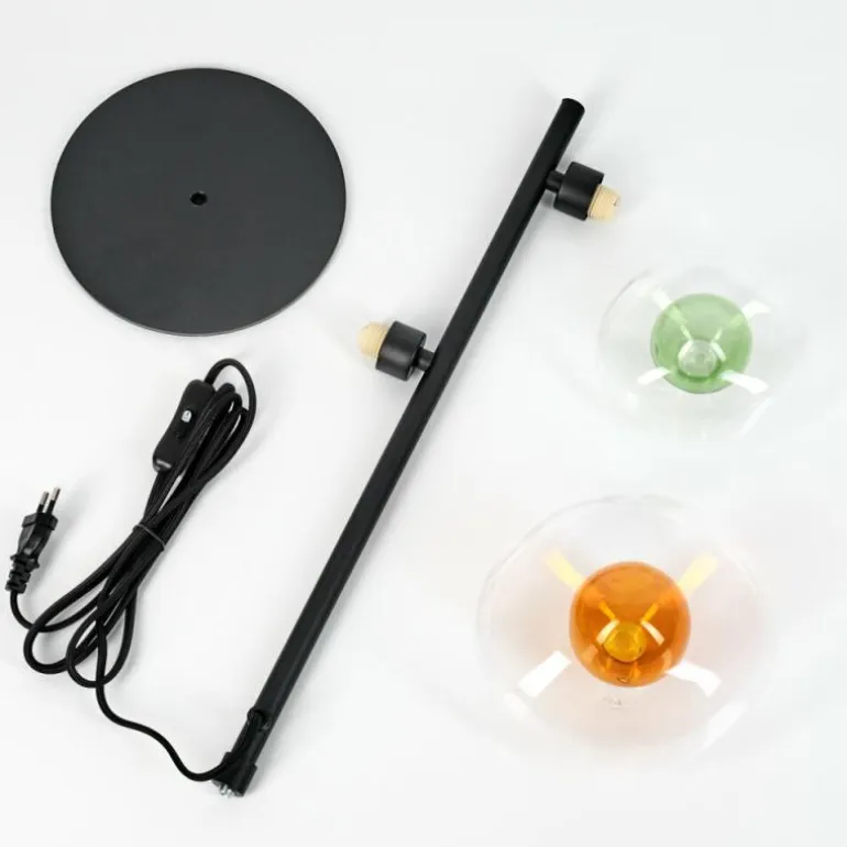 Monsul Lampe à poser Noir, 2 lumières