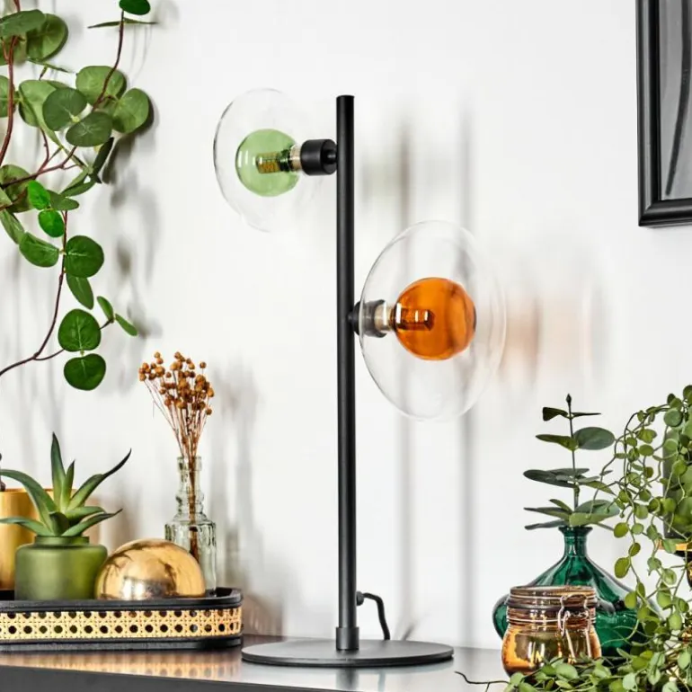 Monsul Lampe à poser Noir, 2 lumières