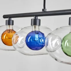 Monsul Plafonnier Noir, 5 lumières