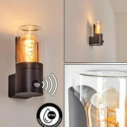 Morbak Lampe murale d´extérieur Noir, 1 lumière