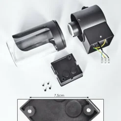 Morbak Lampe murale d´extérieur Noir, 1 lumière