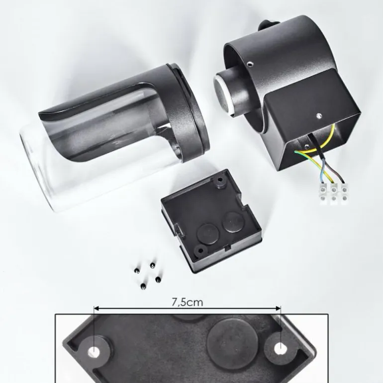 Morbak Lampe murale d´extérieur Noir, 1 lumière