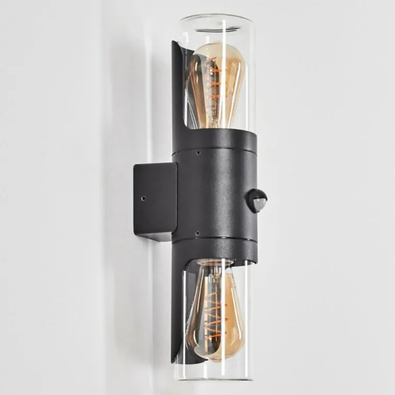 Morbak Lampe murale d´extérieur, Luminaire Up & Down Noir, 2 lumières