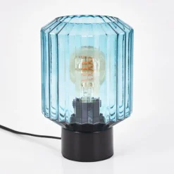 Moruja Lampe à poser Noir, 1 lumière