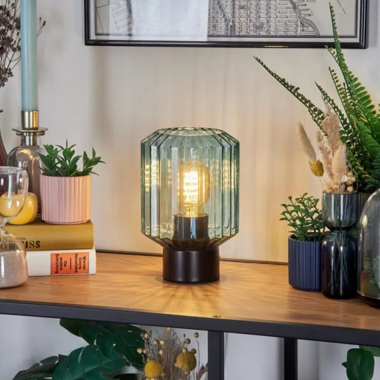 Moruja Lampe à poser Noir, 1 lumière