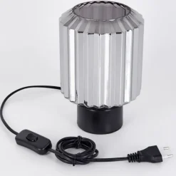 Moruja Lampe à poser Noir, 1 lumière