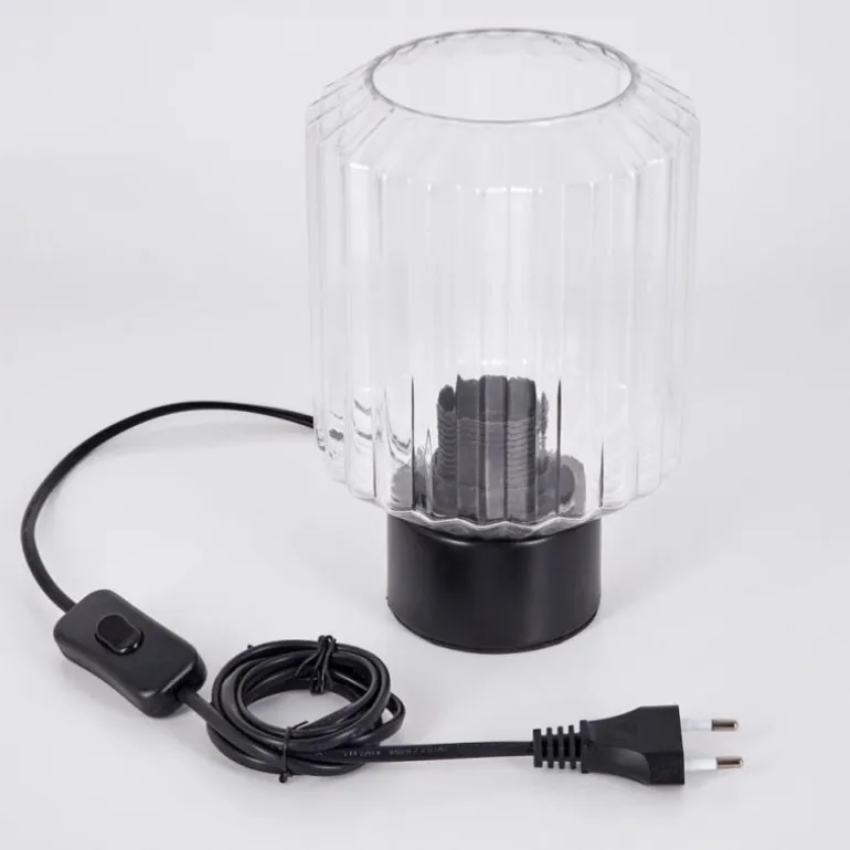 Moruja Lampe à poser Noir, 1 lumière