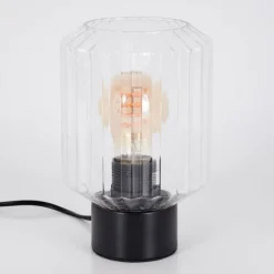 Moruja Lampe à poser Noir, 1 lumière