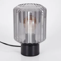 Moruja Lampe à poser Noir, 1 lumière