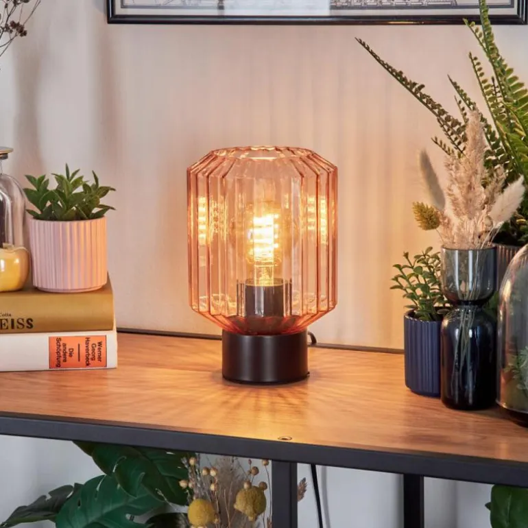 Moruja Lampe à poser Noir, 1 lumière