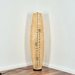Mulstrand Lampadaire Écru, Noir, 3 lumières