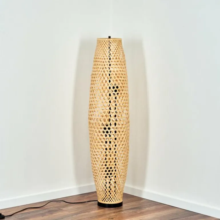 Mulstrand Lampadaire Écru, Noir, 3 lumières