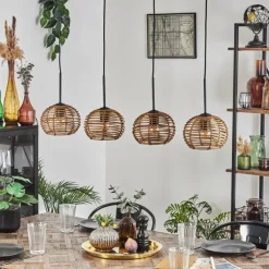 Mulstrand Suspension Écru, 4 lumières