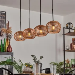 Mulstrand Suspension Écru, 4 lumières