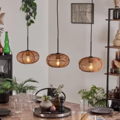 Mulstrand Suspension Noir, 3 lumières