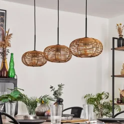 Mulstrand Suspension Noir, 3 lumières
