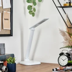 Munkdrup Lampe à poser, Liseuse LED Blanc, 1 lumière