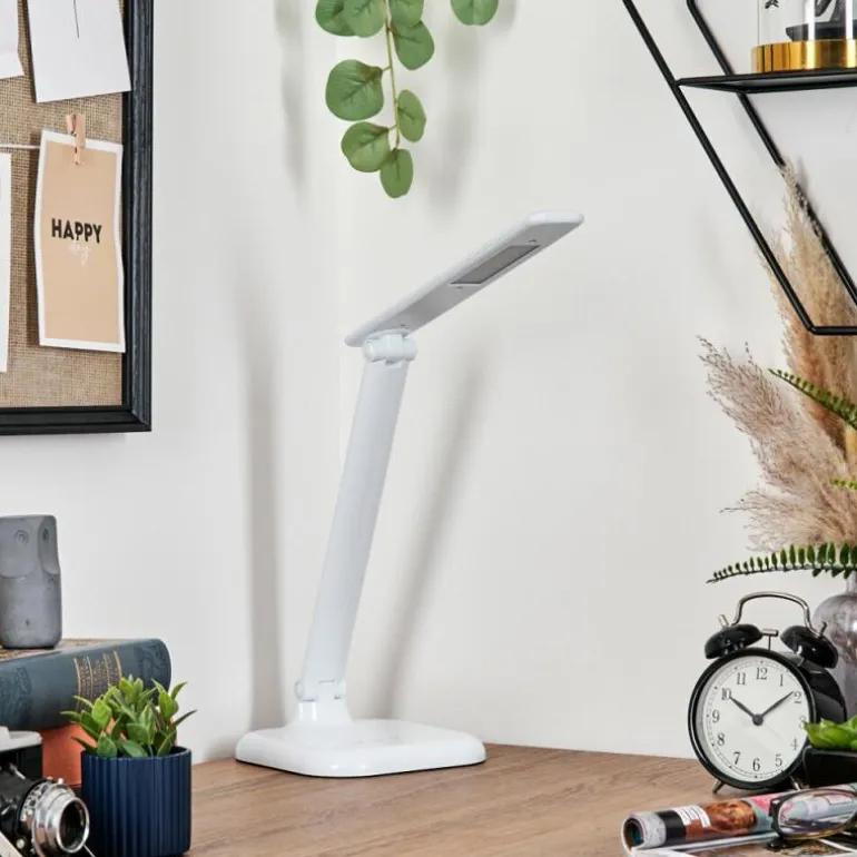 Munkdrup Lampe à poser, Liseuse LED Blanc, 1 lumière