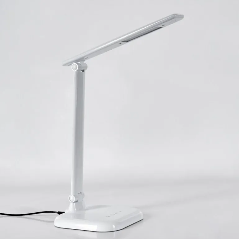 Munkdrup Lampe à poser, Liseuse LED Blanc, 1 lumière