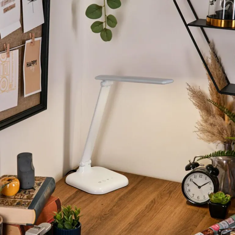 Munkdrup Lampe à poser, Liseuse LED Blanc, 1 lumière