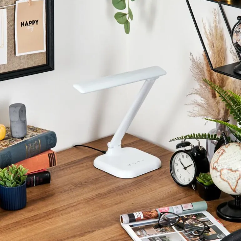 Munkdrup Lampe à poser, Liseuse LED Blanc, 1 lumière