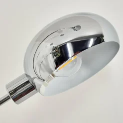Nikkala Lampadaire Chrome, Marbre, Blanc, 5 lumières