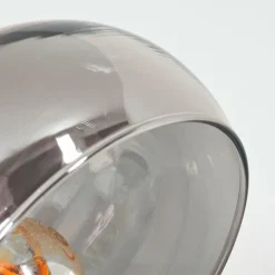 Nikkala Lampadaire Chrome, Blanc, 5 lumières