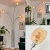 Nikkala Lampadaire Chrome, Blanc, 3 lumières