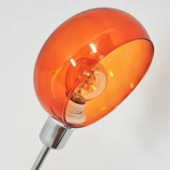Nikkala Lampadaire Chrome, Blanc, 3 lumières