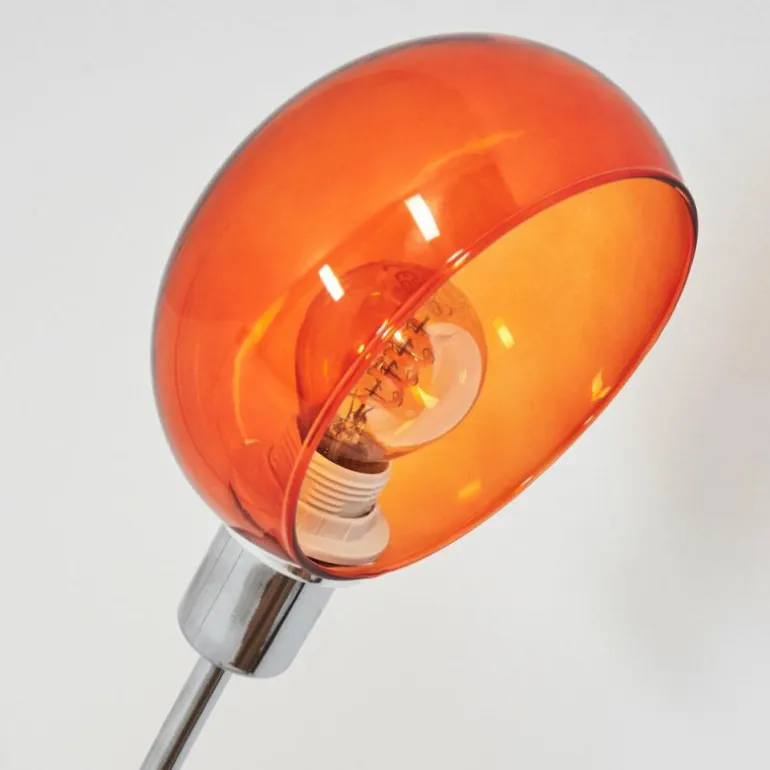 Nikkala Lampadaire Chrome, Blanc, 3 lumières
