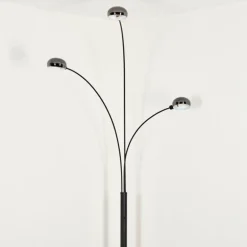 Nikkala Lampadaire Marbre, Noir, 3 lumières