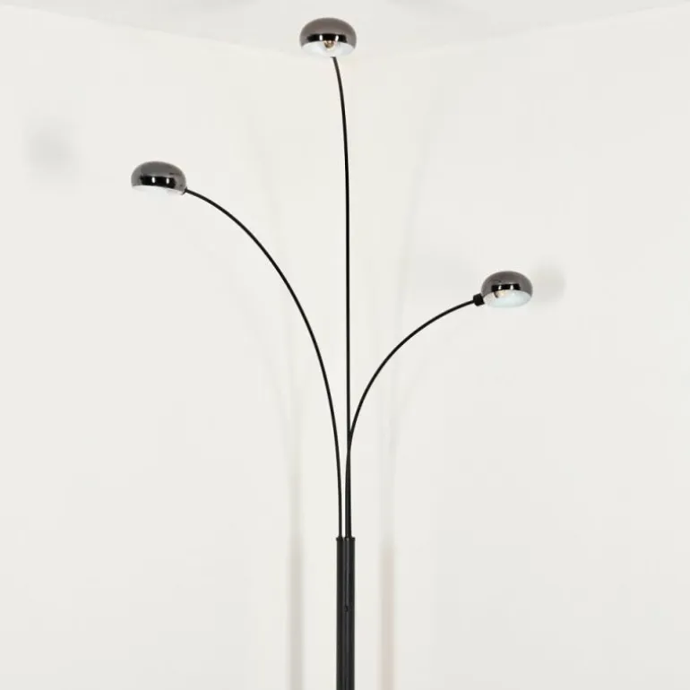 Nikkala Lampadaire Marbre, Noir, 3 lumières