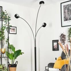 Nikkala Lampadaire Marbre, Noir, 3 lumières